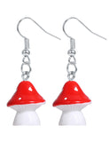 Resin Small Mushroom Earrings E186 Choice of Colours